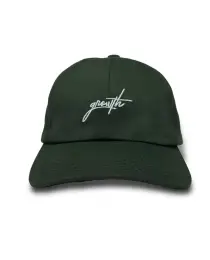 BONE DAD HAT GROWTH MANUSCRITO VERDE - GROWTH SUPPLEMENTS