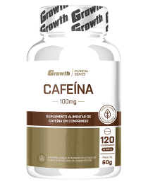Suplemento CAFEÍNA 100MG 120COMP - GROWTH SUPPLEMENTS