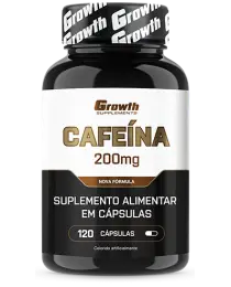 Cafeína (200MG) 120 caps - Growth Supplements (termogênico)