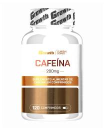 Suplemento CAFEÍNA 200MG 120COMP - GROWTH SUPPLEMENTS