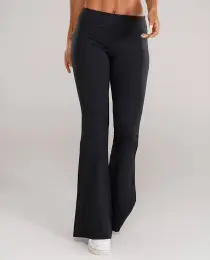 CALÇA FLARE GROWTH PRETA -  GROWTH SUPPLEMENTS