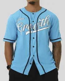 CAMISA PREMIUM BASEBALL GROWTH BLUE - EDIÇÃO LIMITADA