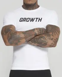 CAMISETA BRANCA TÉRMICA SEGUNDA PELE GROWTH - GROWTH SUPPLEMENTS