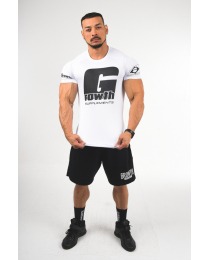 Suplemento Camiseta de treino Dry-Fit Cor Branca com Gzão - Growth Supplements
