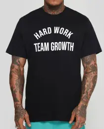 CAMISETA GROWTH EAT SLEEP PRETA - GROWTH SUPPLEMENTS
