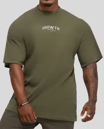 CAMISETA GROWTH OVERSIZED ACHIEVEMENT VERDE - GROWTH SUPPLEMENTS