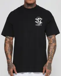 CAMISETA GROWTH OVERSIZED MENTALITY PRETA - GROWTH SUPPLEMENTS