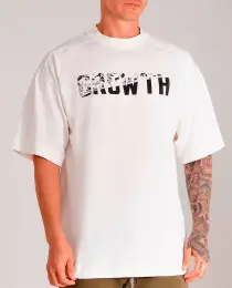 CAMISETA GROWTH OVERSIZED YOU CAN OFF WHITE - GROWTH SUPPLEMENTS