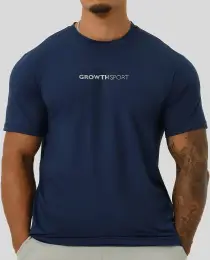 CAMISETA GROWTH SPORT PERFORMANCE AZUL MARINHO - GROWTH SUPPLEMENTS