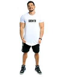 CAMISETA LONG BRANCA SACRIFICE TO WIN - GROWTH SUPPLEMENTS