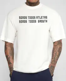 CAMISETA OVERSIZED TODOS GROWTH OFF WHITE - GROWTH SUPPLEMENTS