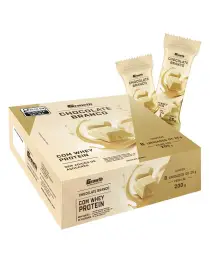 Chocolate Branco com Whey Protein - Display C/ 8Un. - Growth Supplements