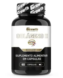 Colágeno Tipo 2 - 60 cápsulas - Growth Supplements