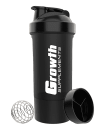 Suplemento Coqueteleira 3 compartimentos (com MixBall) - Growth Supplements