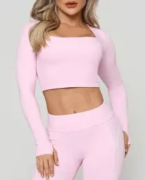 CROPPED GROWTH FILE MANGA LONGA ROSA TULE - GROWTH SUPPLEMENTS