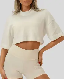 CROPPED GROWTH OVERSIZED OFF WHITE/BRANCO - GROWTH SUPPLEMENTS