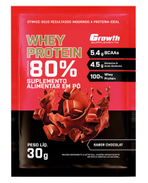 Suplemento DOSE WHEY PROTEIN CONCENTRADO 30GR - GROWTH SUPPLEMENTS