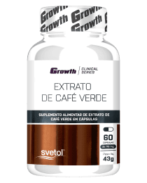 Suplemento EXTRATO DE CAFÉ VERDE 60CAPS - GROWTH SUPPLEMENTS