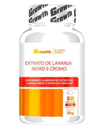 EXTRATO DE LARANJA MORO E CROMO 60SOFT - GROWTH SUPPLEMENTS