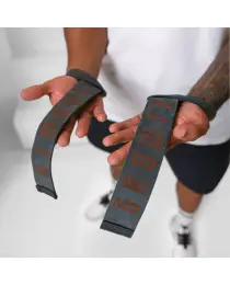 FITA STRAP COURO GROWTH CINZA (PAR) - GROWTH SUPPLEMENTS