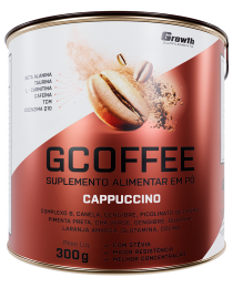 GCOFFEE 300GR SABOR CAFÉ CAPPUCCINO - GROWTH SUPPLEMENTS