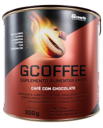 GCOFFEE 300GR SABOR CAFÉ COM CHOCOLATE - GROWTH SUPPLEMENTS