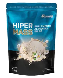 Hiper Mass (1kg) Sabor Baunilha - Growth Supplements