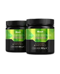 Kit Creatina Monohidratada 500g - GROWTH SUPPLEMENTS