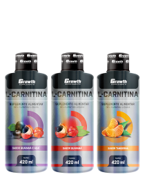 Suplemento L-Carnitina Líquida 2000 - 420ml - Growth Supplements