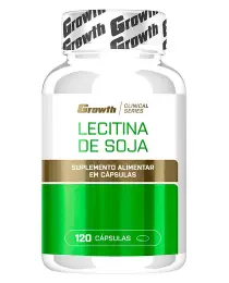 Lecitina de Soja 120 Cápsulas - Growth Supplements