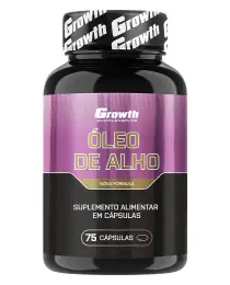 Óleo de Alho (500mg) (75caps) - Growth Supplements