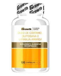 Óleo de Cártamo, Quitosana e Laranja Amarga 120 cápsulas - Growth Supplements