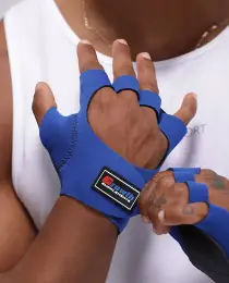 Produto: LUVA DE TREINO AZUL GROWTH (PAR) - GROWTH SUPPLEMENTS LUVA DE TREINO AZUL GROWTH (PAR) - GROWTH SUPPLEMENTS