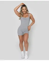 Produto: MACAQUINHO GROWTH DETALHE COSTAS C/TIRA CINZA MESCLA - GROWTH SUPPLEMENTS MACAQUINHO GROWTH DETALHE COSTAS C/TIRA CINZA MESCLA - GROWTH SUPPLEMENTS