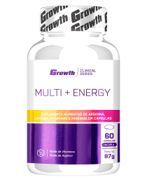Suplemento MULTI + ENERGY 60SOFT - GROWTH SUPPLEMENTS