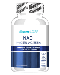Suplemento NAC (N-ACETIL L-CISTEÍNA) 60CAPS - GROWTH SUPPLEMENTS