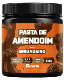 Suplemento Pasta de Amendoim Sabor Brigadeiro 500g - Growth Supplements