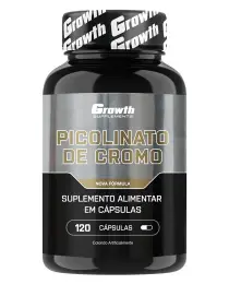 Picolinato de Cromo 120caps - Growth Supplements