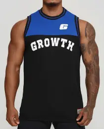 REGATA BASQUETE AZUL COM PRETO GROWTH DESDE 2009