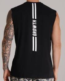Suplemento REGATA MACHÃO GROWTH ATHLETICS PRETA - GROWTH SUPPLEMENTS
