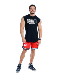Suplemento REGATA MACHÃO PREMIUM CAIXA ALTA PRETA - GROWTH SUPPLEMENTS