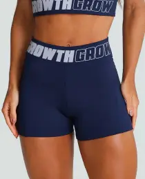 Short Azul Marinho Ad Recorte Logo Growth