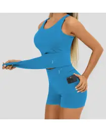 SHORT GROWTH SLIM AZUL ROYAL - GROWTH SUPPLEMENTS