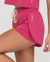 Short Growth Soltinho com Cordao Rosa