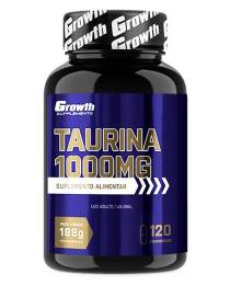Suplemento Taurina 1000mg 120 comprimidos - Growth Supplements