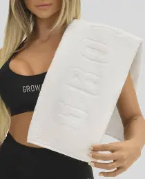 TOALHA TREINO GROWTH OFF WHITE - GROWTH SUPPLEMENTS
