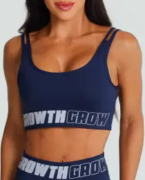 Top Ad Azul Marinho Alca Dupla Team Growth