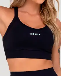 Top Growth Tiras Cruzadas Preto