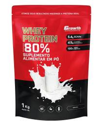 Suplemento (TOP) Whey Protein Concentrado (1KG) - Growth Supplements