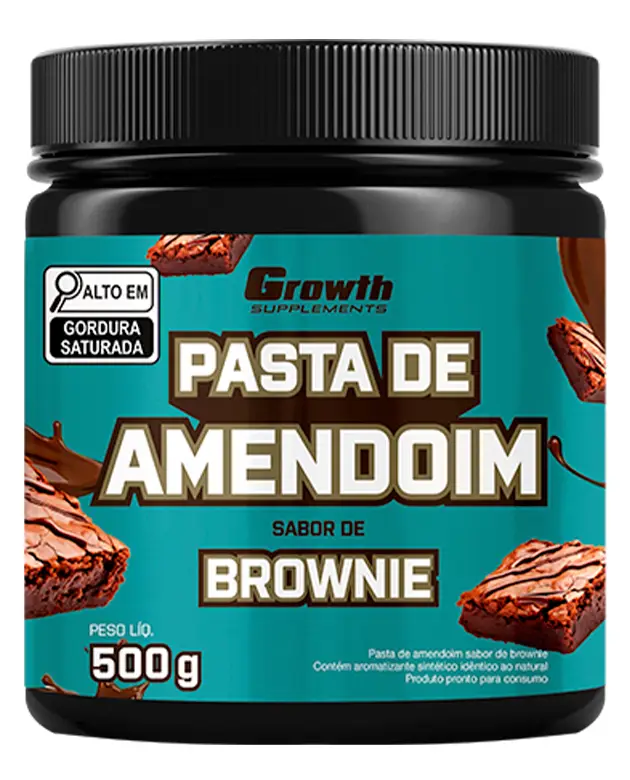 Pasta De Amendoim Sabor Brownie 500g